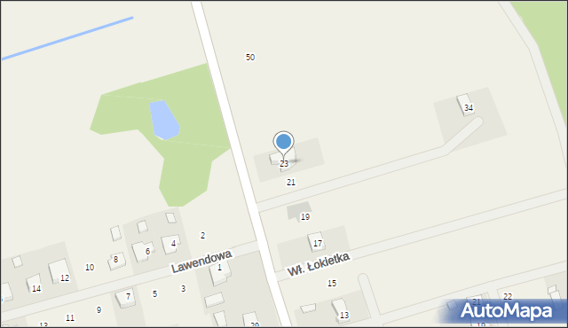 Brzeziny, Bolesława Krzywoustego, 23, mapa Brzeziny