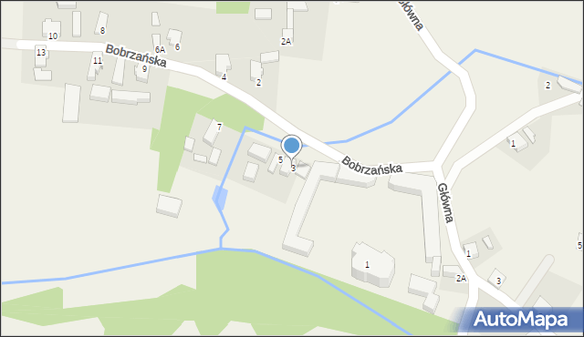 Brzeźnica, Bobrzańska, 3, mapa Brzeźnica