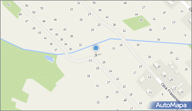 Brzozówka, Boczna, 28, mapa Brzozówka