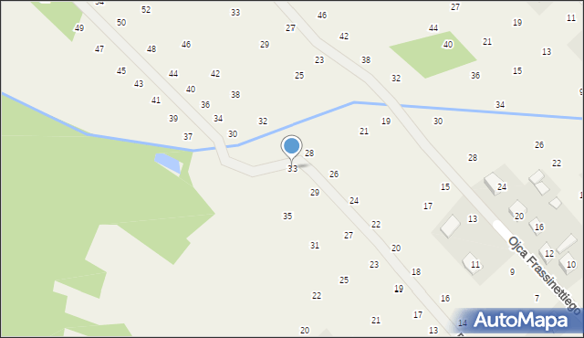 Brzozówka, Boczna, 33, mapa Brzozówka