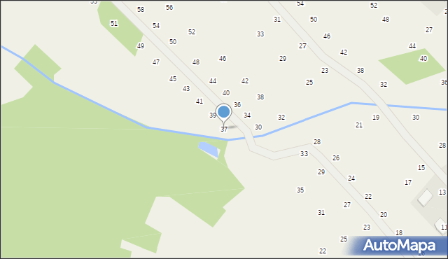 Brzozówka, Boczna, 37, mapa Brzozówka