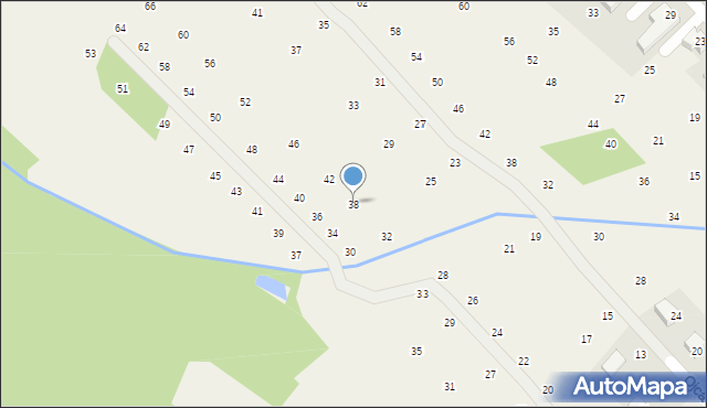 Brzozówka, Boczna, 38, mapa Brzozówka