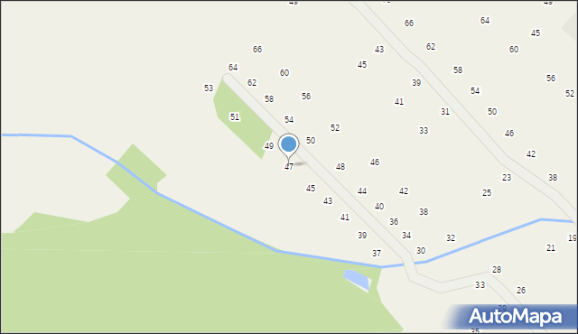 Brzozówka, Boczna, 47, mapa Brzozówka