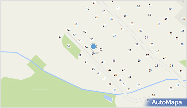 Brzozówka, Boczna, 50, mapa Brzozówka