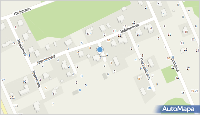 Bukowiec, Borówkowa, 2, mapa Bukowiec