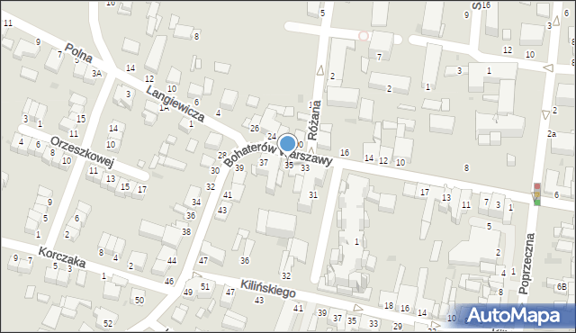 Busko-Zdrój, Bohaterów Warszawy, 35, mapa Busko-Zdrój