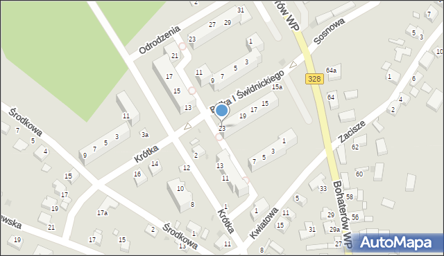 Chocianów, Bolka I Świdnickiego, 23, mapa Chocianów