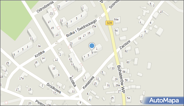 Chocianów, Bolka I Świdnickiego, 3, mapa Chocianów