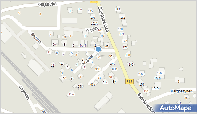 Ciechanów, Boczna, 1A, mapa Ciechanów