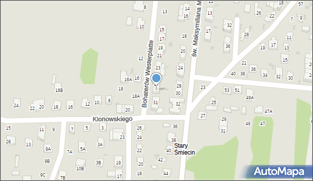 Ciechanów, Bohaterów Westerplatte, 29, mapa Ciechanów