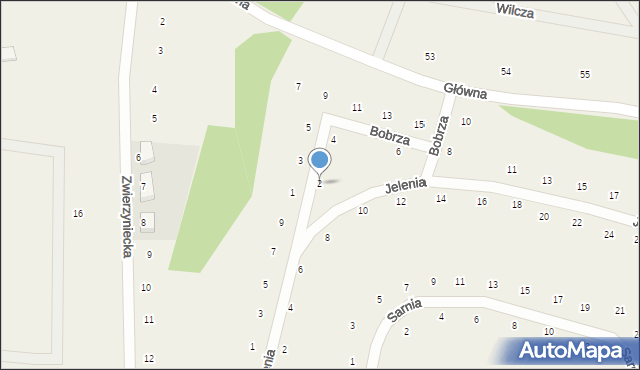 Cieszów, Bobrza, 2, mapa Cieszów