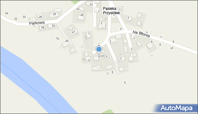 Czernichów, Boczna, 3, mapa Czernichów