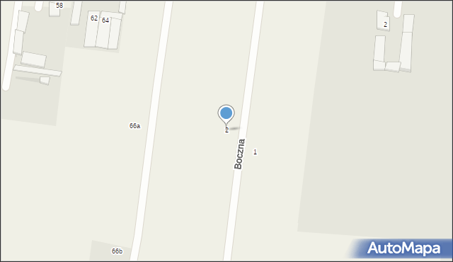 Duchnice, Boczna, 2, mapa Duchnice