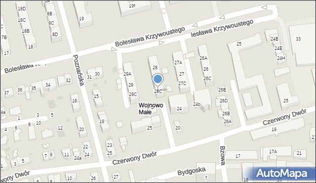 Gdańsk, Bolesława Krzywoustego, 28C, mapa Gdańska