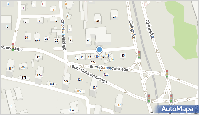 Gdańsk, Bora-Komorowskiego Tadeusza, gen., 40, mapa Gdańska