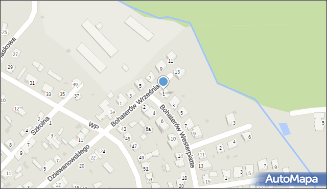 Golub-Dobrzyń, Bohaterów Westerplatte, 1, mapa Golub-Dobrzyń