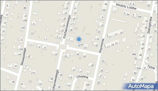 Góra, Bohaterów Westerplatte, 11, mapa Góra