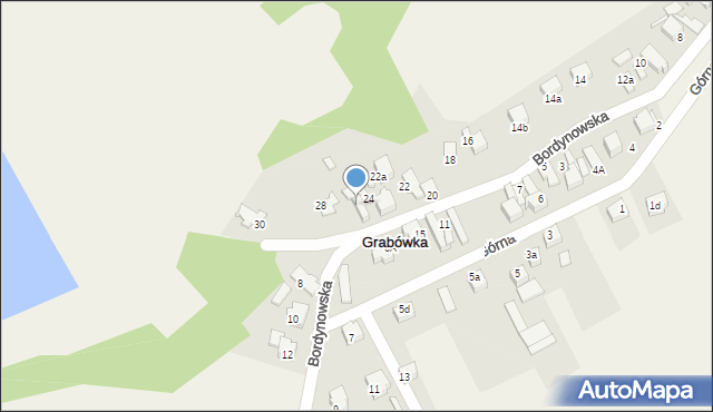 Grabówka, Bordynowska, 26, mapa Grabówka