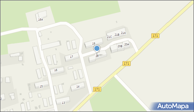 Grzmiąca, Bobolicka, 18, mapa Grzmiąca