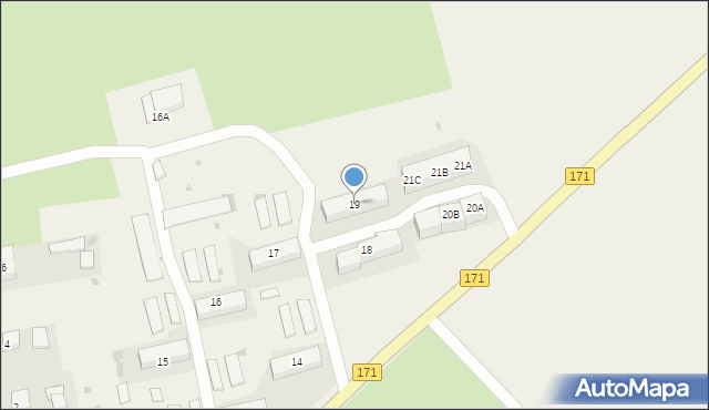 Grzmiąca, Bobolicka, 19, mapa Grzmiąca