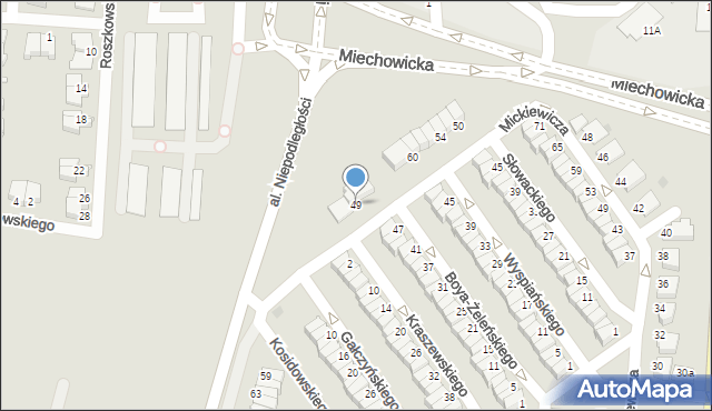 Inowrocław, Boya-Żeleńskiego Tadeusza, 49, mapa Inowrocławia