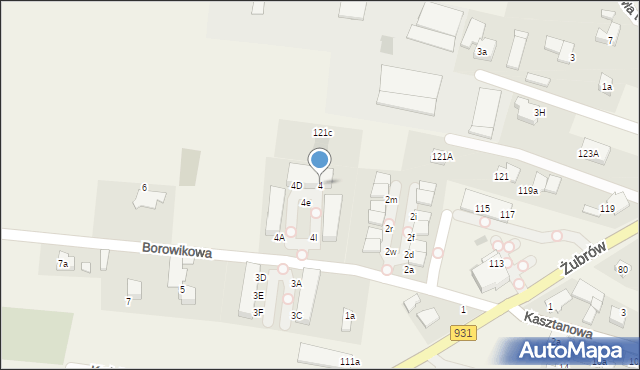 Jankowice, Borowikowa, 4, mapa Jankowice