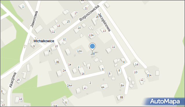 Jankowice, Boguszowicka, 14b, mapa Jankowice