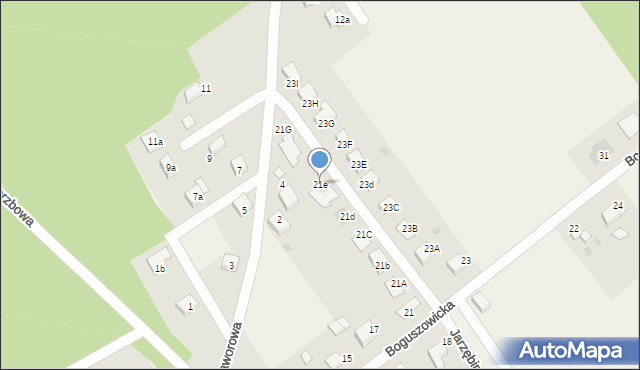 Jankowice, Boguszowicka, 21e, mapa Jankowice