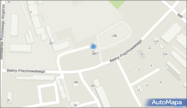 Janów Lubelski, Bohaterów Porytowego Wzgórza, 25D, mapa Janów Lubelski