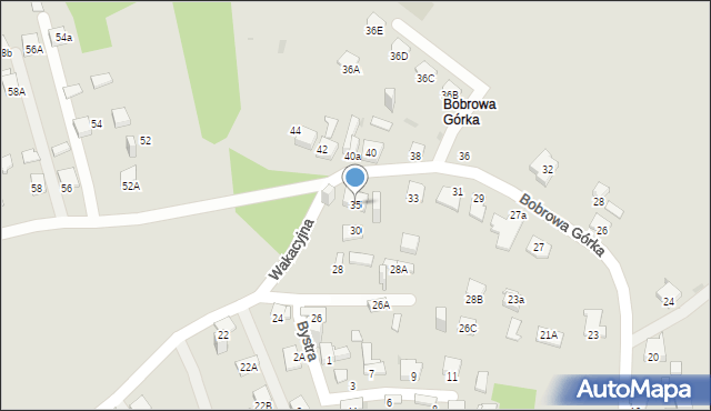 Jaworzno, Bobrowa Górka, 35, mapa Jaworzno