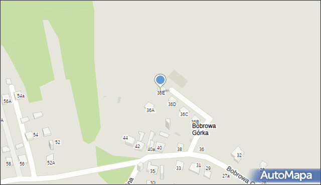 Jaworzno, Bobrowa Górka, 36E, mapa Jaworzno