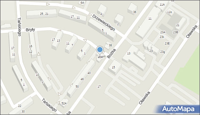 Jelcz-Laskowice, Bożka Józefa, 40A, mapa Jelcz-Laskowice