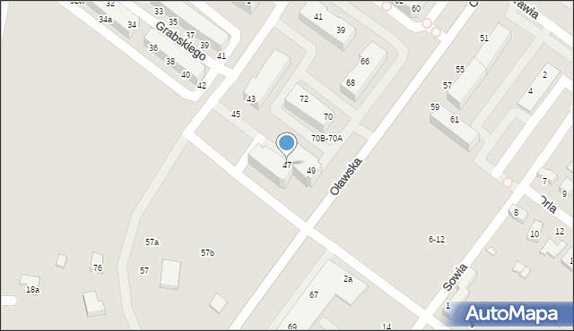 Jelcz-Laskowice, Bożka Józefa, 47, mapa Jelcz-Laskowice