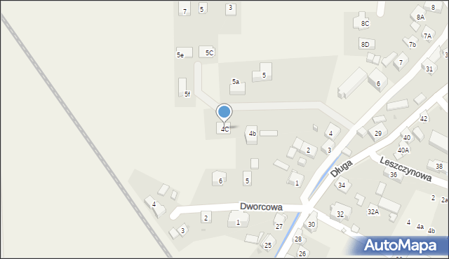 Jeżów Sudecki, Boczna, 4C, mapa Jeżów Sudecki