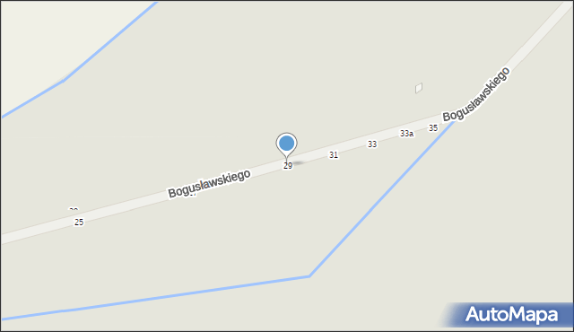 Kalisz, Bogusławskiego Wojciecha, 29, mapa Kalisza