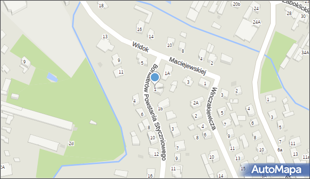 Karczew, Bohaterów Powstania Styczniowego, 1, mapa Karczew