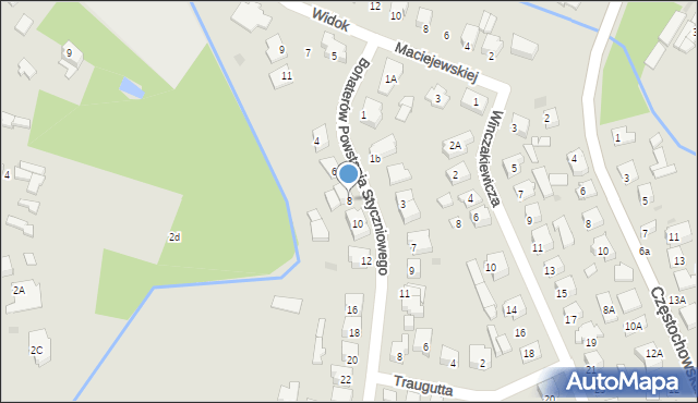 Karczew, Bohaterów Powstania Styczniowego, 8, mapa Karczew