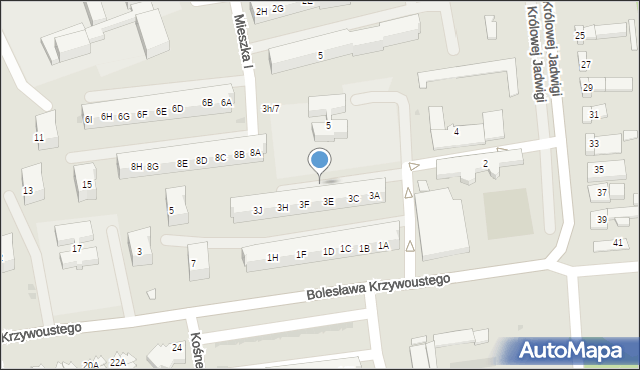 Kędzierzyn-Koźle, Bolesława Śmiałego, 3e/6, mapa Kędzierzyna-Koźle