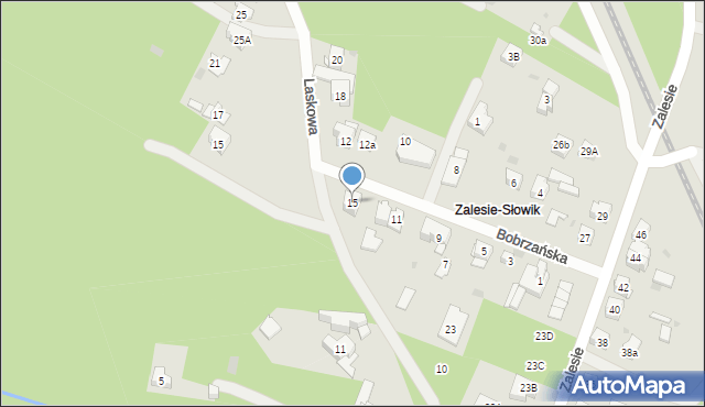 Kielce, Bobrzańska, 15, mapa Kielc