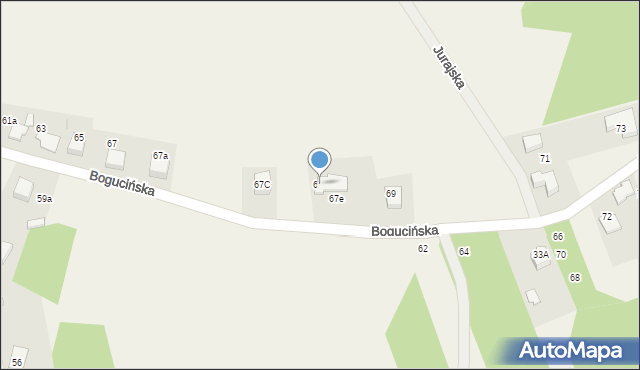 Klucze, Bogucińska, 69a, mapa Klucze