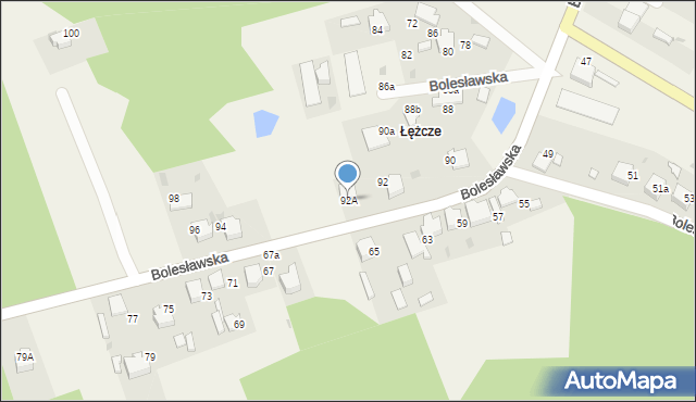 Klucze, Bolesławska, 92A, mapa Klucze