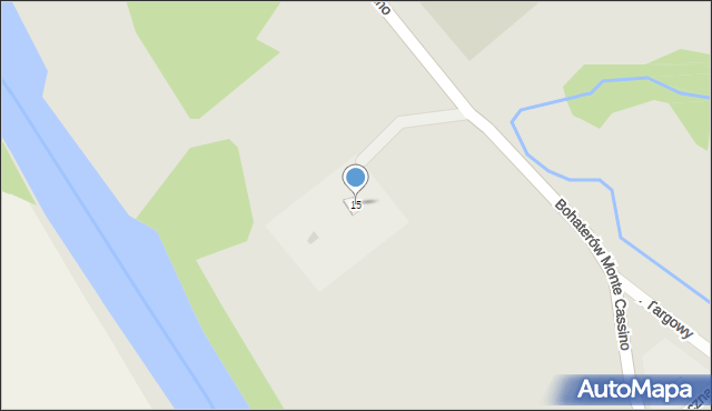 Kołaczyce, Bohaterów Monte Cassino, 15, mapa Kołaczyce