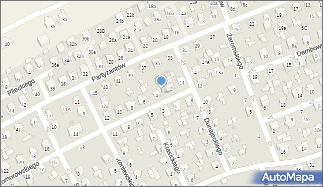 Kolbuszowa, Bora-Komorowskiego Tadeusza, gen., 4a, mapa Kolbuszowa