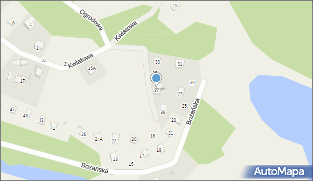 Koleczkowo, Bożańska, 37, mapa Koleczkowo