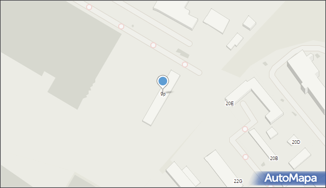 Koszalin, Bojowników o Wolność i Demokrację, 9p, mapa Koszalina