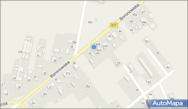 Koszęcin, Boronowska, 41, mapa Koszęcin