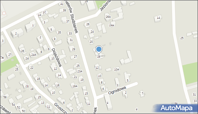 Kozienice, Bohaterów Studzianek, 14, mapa Kozienice