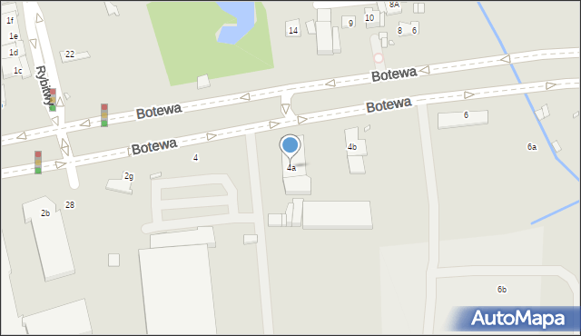 Kraków, Botewa Christo, 4a, mapa Krakowa