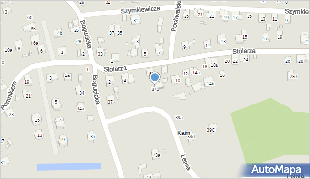 Kraków, Bogucicka, 37a, mapa Krakowa