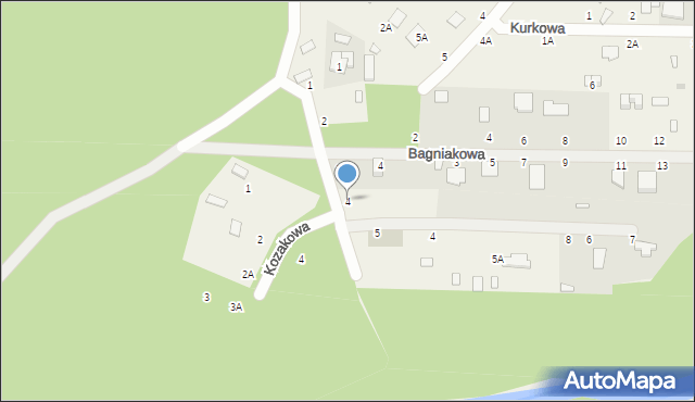 Kuby-Młyny, Borowikowa, 4, mapa Kuby-Młyny